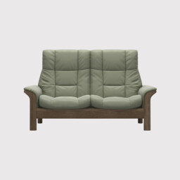 Stressless Buckingham 2 Seater Recliner Sofa, Grey Leather - Barker & Stonehouse - thumbnail 1