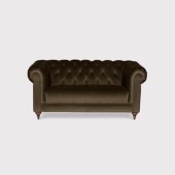 Ullswater 2 Seater Chesterfield Sofa, Green Velvet - Barker & Stonehouse
