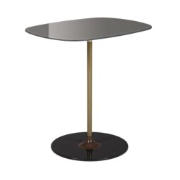 Kartell Thierry Side Table 33x50x50 Grey Glass - Barker & Stonehouse - thumbnail 3