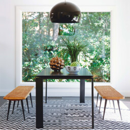 Kartell Four Dining Table 190X79, Black Metal - Barker & Stonehouse - thumbnail 2