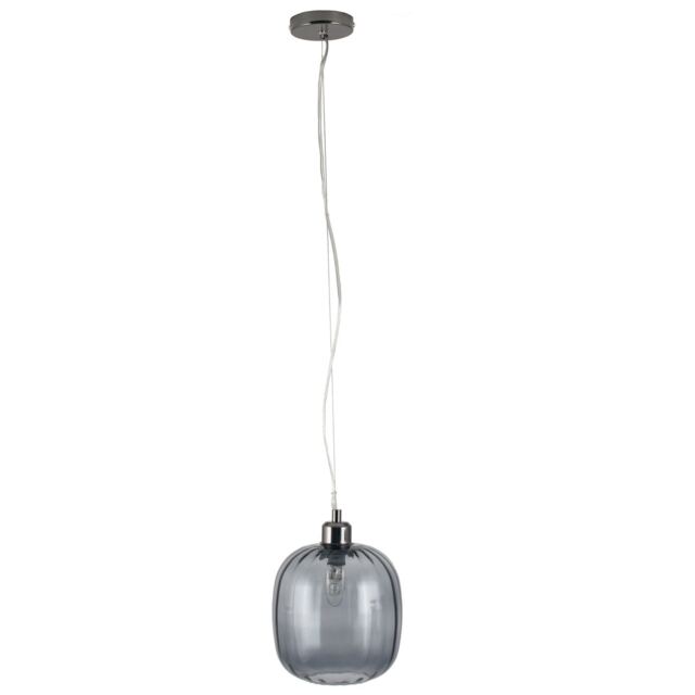 Grey Oval Glass Pendant Light - Barker & Stonehouse - image 1