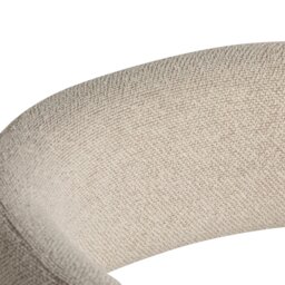 Koda Dining Chair With Arms, White Fabric - Barker & Stonehouse - thumbnail 6
