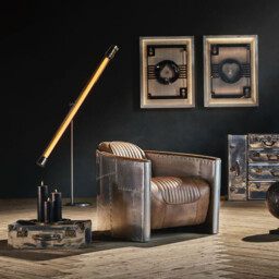 Timothy Oulton Aviator Tomcat Armchair, Brown Leather - Barker & Stonehouse - thumbnail 2