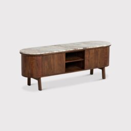 Cresta Media Cabinet, Acacia Wood - Barker & Stonehouse