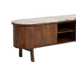 Cresta Media Cabinet, Acacia Wood - Barker & Stonehouse - thumbnail 6