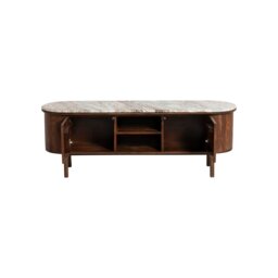 Cresta Media Cabinet, Acacia Wood - Barker & Stonehouse - thumbnail 4