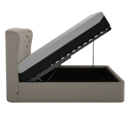 Tempur Holcot Ottoman 150x200cm Bed, Neutral Fabric - King - Barker & Stonehouse - thumbnail 6