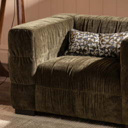 Vercelli 1 Seater Armchair, Green Fabric - Barker & Stonehouse - thumbnail 5