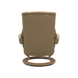 Stressless Mayfair Small Classic Recliner Chair & Footstool Leather - Barker & Stonehouse - thumbnail 4
