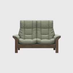 Stressless Windsor 2 Seater Recliner Sofa, Grey Leather - Barker & Stonehouse - thumbnail 1