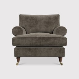 English Heritage Finch Accent Armchair, Grey Fabric - Barker & Stonehouse - thumbnail 1