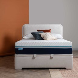 Tilbury Super King & Curved Headboard Bed, Neutral Fabric - Barker & Stonehouse - thumbnail 2