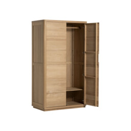 Olav 2 Door Wardrobe, Neutral Oak - Barker & Stonehouse - thumbnail 5