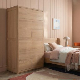 Olav 2 Door Wardrobe, Neutral Oak - Barker & Stonehouse - thumbnail 2