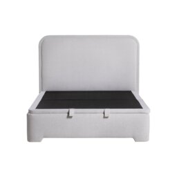 Tilbury Super King & Curved Headboard Bed, Grey Fabric - Barker & Stonehouse - thumbnail 3