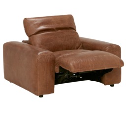 Timothy Oulton Pudgie Sofa 1 Seater, Brown Leather - Barker & Stonehouse - thumbnail 5