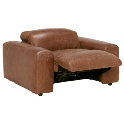 Timothy Oulton Pudgie Sofa 1 Seater, Brown Leather - Barker & Stonehouse - thumbnail 4