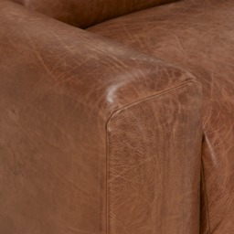 Timothy Oulton Pudgie Sofa 1 Seater, Brown Leather - Barker & Stonehouse - thumbnail 6
