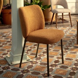 Estelle Dining Chair, Brown Fabric - Barker & Stonehouse - thumbnail 2