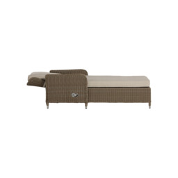 Navene Sun Lounger, Rattan, Brown - Barker & Stonehouse - thumbnail 4