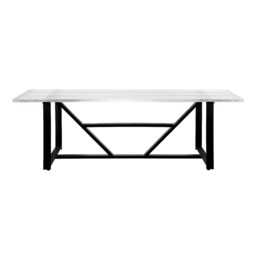 Timothy Oulton Iceberg Dining Table 248cm, Neutral Glass - W248cm - Barker & Stonehouse - thumbnail 3