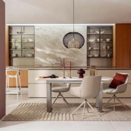 Rafe Dining Chair Beige, Neutral Fabric - Barker & Stonehouse - thumbnail 3