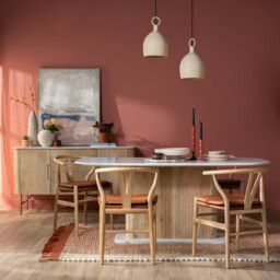 Thoren Dining Chair 56X53X77Cm, Brown - Barker & Stonehouse - thumbnail 3