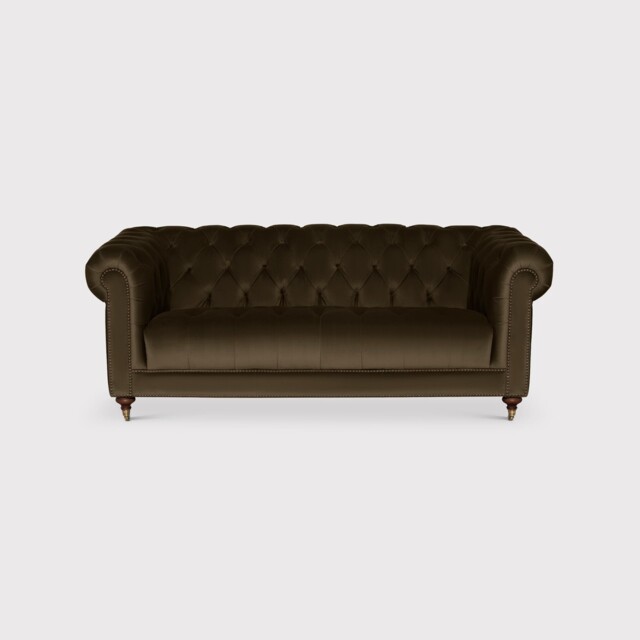 Ullswater 3 Seater Chesterfield Sofa, Green Velvet - Barker & Stonehouse - image 1