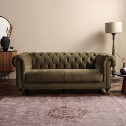 Ullswater 3 Seater Chesterfield Sofa, Green Velvet - Barker & Stonehouse - thumbnail 2