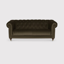 Ullswater 3 Seater Chesterfield Sofa, Green Velvet - Barker & Stonehouse - thumbnail 4