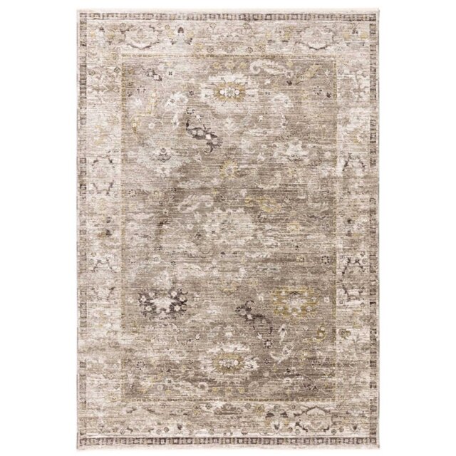 Jasper 120x160cm Rug JA03, Square, Neutral Polyester - Barker & Stonehouse