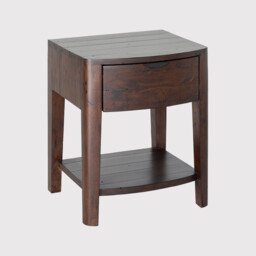 Zermatt 1 Drawer Bedside Table, Pine Wood - Barker & Stonehouse - thumbnail 2