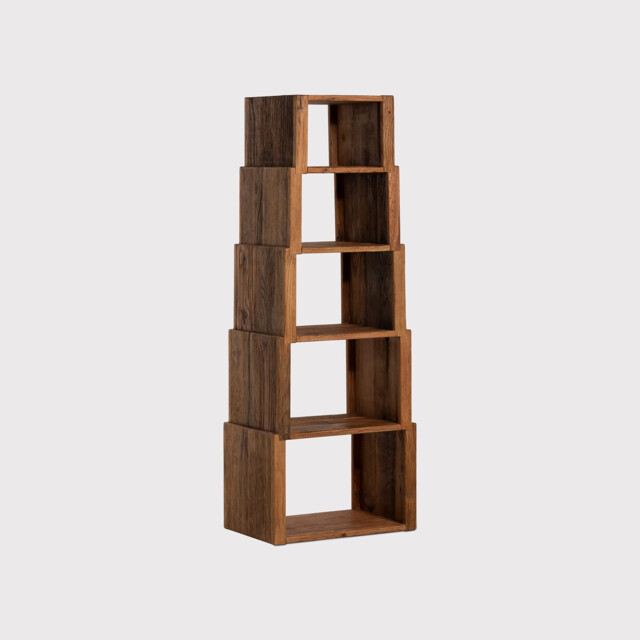 Cairngorm Bookcase 160X40X56Cm, Brown Oak - Barker & Stonehouse - image 1