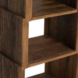 Cairngorm Bookcase 160X40X56Cm, Brown Oak - Barker & Stonehouse - thumbnail 5