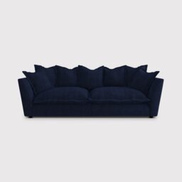 Odyssey Large Spilt Sofa, Navy Fabric - Barker & Stonehouse