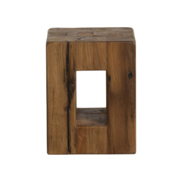 Strath Stool 35X35X45Cm, Brown Oak - Barker & Stonehouse - thumbnail 2