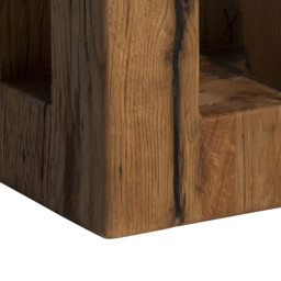 Strath Stool 35X35X45Cm, Brown Oak - Barker & Stonehouse - thumbnail 4