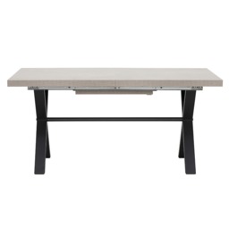 Kalmer Extending Dining Table 160Cm, Grey Concrete Effect - Barker & Stonehouse - thumbnail 5