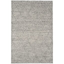 Flori Diamond Grey Marl 160x230cm Rug, Square Wool Blend - W160cm - Barker & Stonehouse - thumbnail 2