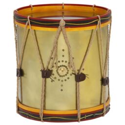 Timothy Oulton Regiment Drum Side Table, Gold Metal - Barker & Stonehouse - thumbnail 3