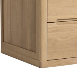 Olav Single Pedestal Desk 140x56x75cm, Neutral Oak - Barker & Stonehouse - thumbnail 6