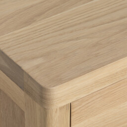 Olav Single Pedestal Desk 140x56x75cm, Neutral Oak - Barker & Stonehouse - thumbnail 5