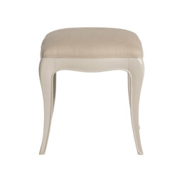 Calista Upholstered Stool, White Wood - Barker & Stonehouse - thumbnail 3