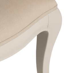 Calista Upholstered Stool, White Wood - Barker & Stonehouse - thumbnail 6