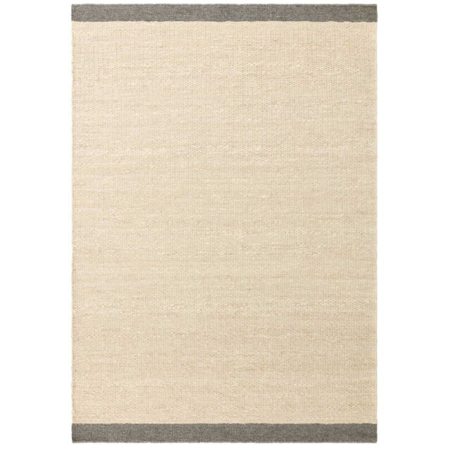 Liora Grey 120x170cm Rug, Square Wool - Barker & Stonehouse