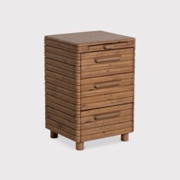 Tamia 3 Drawer Bedside Table, Wood - Barker & Stonehouse - thumbnail 1