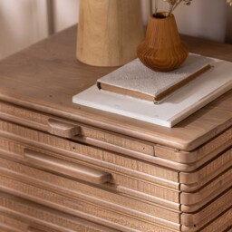 Tamia 3 Drawer Bedside Table, Wood - Barker & Stonehouse - thumbnail 6