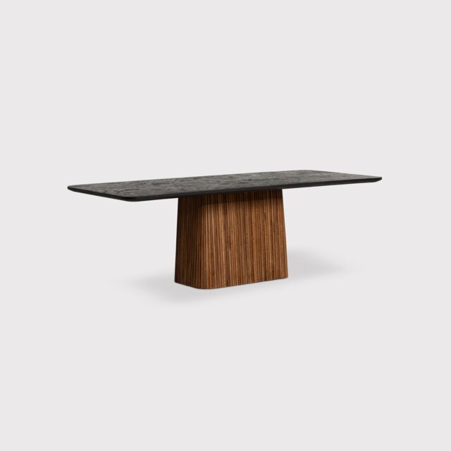 Trinidad Pedestal Dining Table 240cm, Teak Wood - Barker & Stonehouse - image 1