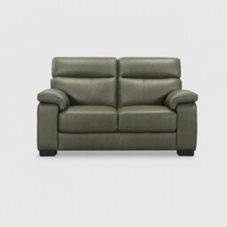 Clark 2 Seater- New Spec Sofa, Grey Leather - Barker & Stonehouse