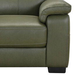 Clark 2 Seater- New Spec Sofa, Grey Leather - Barker & Stonehouse - thumbnail 5